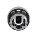 Head for illuminated push button, Harmony XB4, metal, blue flush, 22mm, universal LED, spring return, plan lens, unmarked alt_view_5