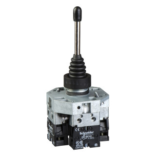 complete joystick controller, Harmony XB5, 22mm, 4 directions, 1 NO per direction main