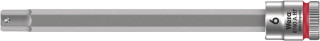 8740 A HF Zyklop bit socket with holding function, 1/4" drive, 6 x 100 mm, 05003338001 Wera main