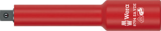 8794 SA VDE Zyklop extension, insulated, short, 1/4", 1/4" x 91 mm, 05005950001 Wera main
