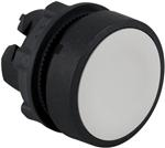 Head for non illuminated push button, Harmony XB5, white flush, 22mm, spring return, unmarked main