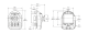 3670 | Multi user mechanical lock - for lift handle, turn handle, and single point latch/box horizontal latch lockers with hinges on the right alt_view_2