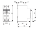 Circuit breaker (MCB) B, 20A, 2-pole, 6kA, Schrack Teknik, BM618220-- alt_view_2
