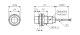 Inductive proximity sensor, jut.=8mm, M18, 12-24Vdc, NPN, 1m kab, PR18-8DN Autonics alt_view_4