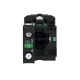Push button, Harmony XB5, plastic, flush, white, 22mm, spring return, marked UP ARROW, 1NO alt_view_4