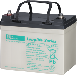 Аккумулятор CPL 33-12 Cellpower 12 В, 33 Ач, 196x132x160 мм main