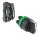 Selector switch, Harmony XB5, plastic black, 22mm, 2 positions, stay put, 1NO alt_view_2
