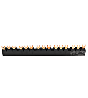 3 phase Busbar for 5xBE5, 45mm fork type UL certified BE590007 Schrack Technik main