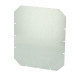 Mounting plate 315x265x1.5 mm, galvanized sheet steel main