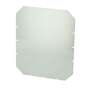 Mounting plate 315x265x1.5 mm, galvanized sheet steel