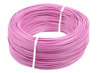Vads H05V-K 0.5mm2, rozā, 100m iepakojums (cena par 1m) main