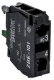 Single contact block, Harmony XB4, silver alloy, screw clamp terminal, 1NO alt_view_3