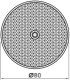 Фотоэлектрический датчик, accessory for sensor, reflector, Ã˜ 80 mm, XUZC80 alt_view_3