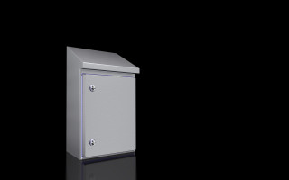 Higiēniska dizaina kompakts korpuss 1.4301, P x A x Dz 310x430x210 mm, augstums aizmugurē 549 mm, 1304600 Rittal main