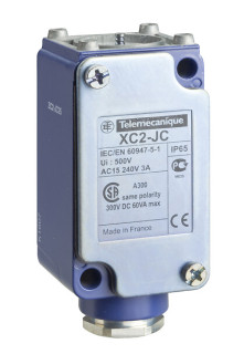 Limit switch body, ZC2J, fixed, without display, 2C/O, gold, ZC2JC48