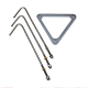 Concrete anchor for garden lamps main