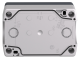 Control station, Harmony XALD, plastic, dark grey, 1 green flush 1 red projecting push button, 22mm, spring return, legend holder marked STOP START alt_view_5