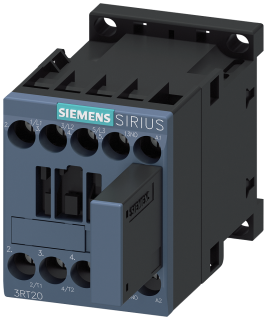 Coupling contactor, AC-3e, 7 A/3 kW/400 V, 3-pole, 24 V DC, 1 NO, screw terminal, 3RT2015-1QB41, Siemens main