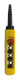 Pendant control station, Harmony XAC, plastic, yellow, 6 push buttons with 1NO, 1 emergency stop NC alt_view_2