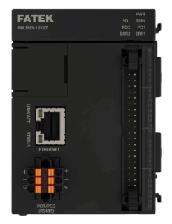 Fatek M Advanced PLC 16DI/16DO PNP, ETH Modbus master/slave, 2xRS485, USB main