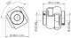 KUP-0606-D DOUBLE LOOP COUPLING alt_view_2