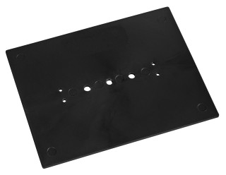 FO Splice cassette cover black, suitable for HSELSZSK12, HSELSZSK14 Schrack Technik