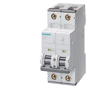 Miniature circuit breaker 230 V 6 kA, 1+N-pole C, 6 A, D=70 mm, 5SY6506-7, Siemens main