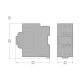Контактор 30kW, 3P, 1NO + 1NC, 65A, катушка 230VAC, LC1D65AP7 Schneider Electric alt_view_2