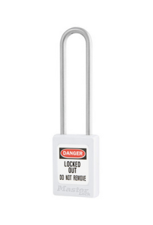 S33MKLTWHT | Zenex padlock - Keyed different and Master Keyed (Master Key to order separately) padlock - NO Key retaining main