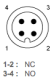 Limit switch, XCKP, steel roller plunger, 1NC+1 NO, snap, M12, XCKP2102M12 alt_view_3