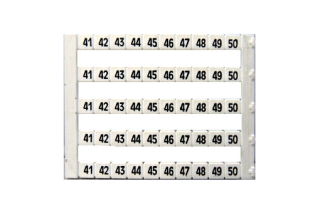 Marķējums ''41..50'', piemērots IK6, 5gb IK697024 Schrack Technik main
