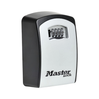 5403EURD | Mini safe Select Access. Extra large aluminium body - 4 digit resettable combination - Delivered with hook to hang key - wall mounted model (inside width 79 mm, height 117 mm, depth 42 mm) main