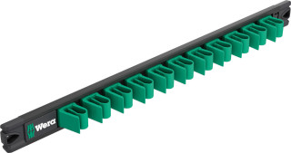9610 Joker Magnetic rail, for up to 11 spanners, empty, 30 x 370 mm, 05136413001 Wera main