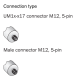 UM18-212161101 ultrask.sens., DC 10 V ... 30 V, 1 x PNP (200 mA), 65 mm ... 350/600 mm, M12, 4-pin, 6048416 Sick alt_view_4