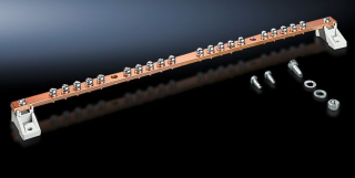 Earth rail, horizontal, length: 450 mm, from width/depth: >600 mm, 7113000 Rittal