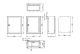 Metal distribution enclosure, 500 x 500 x 210 (H x W x D), IP65, WSA5050210 Schrack Technik alt_view_2