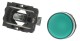 pilot light, Harmony XB5, grey plastic, green, 22mm, universal LED, plain lens, 24V AC DC alt_view_2