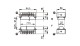 H-BE 16 B Skruv 10.1950 kontaktbloks, mamma (EPIC® H-BE 16 Screw termination - 10195000 - FEMALE) S5-10195000 Lapp alt_view_3