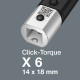 Click-Torque X 6 torque wrench for insert tools, 80-400 Nm, 14x18 x 80-400 Nm, 05075656001 Wera alt_view_2