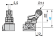 Limit switch head, ZCE, roller lever plunger vertical direction, ZCE27 alt_view_3