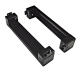 Plinth side parts (pair) D=500 H=100 mm sheet steel RAL9005 main
