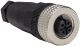 Konektors 4 PIN, mamma taisnais, 4A, 125V, 3…6mm, M12, IP67, XZCC12FDM40B Schneider Electric main