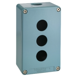 EMPTY GREY 3 HOLES CONTROL BOX main