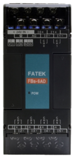 FBS-6AD Analogue input module 6 AI 0-10, 0-50 v 0-20 mA main