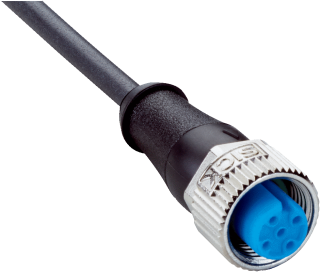 Connector with cable YF2A14-100UB3XLEAX, M12, 4-PIN, straight, female, cable 10m, IP65/IP66K/IP67, 2095609 Sick main