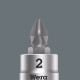 8755 A Pozidriv Zyklop bit socket, 1/4" drive, PZ 3 x 28 mm, 05003355001 Wera alt_view_3