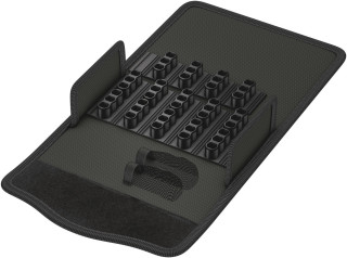9409 Футляр из текстиля Bit-Safe 43, без инструментов, 140 мм x 83 мм x 45 мм, 05136458001 Wera main