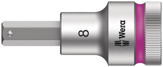 8740 C HF Zyklop bit socket with 1/2" drive with holding function, 8 x 60 mm, 05003824001 Wera main