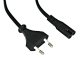 Powercord, Euro - Euro8, Black, 1.8m main