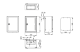 Metal distribution enclosure, 400 x 300 x 210 (H x W x D), IP65, WSA4030210 Schrack Technik alt_view_2